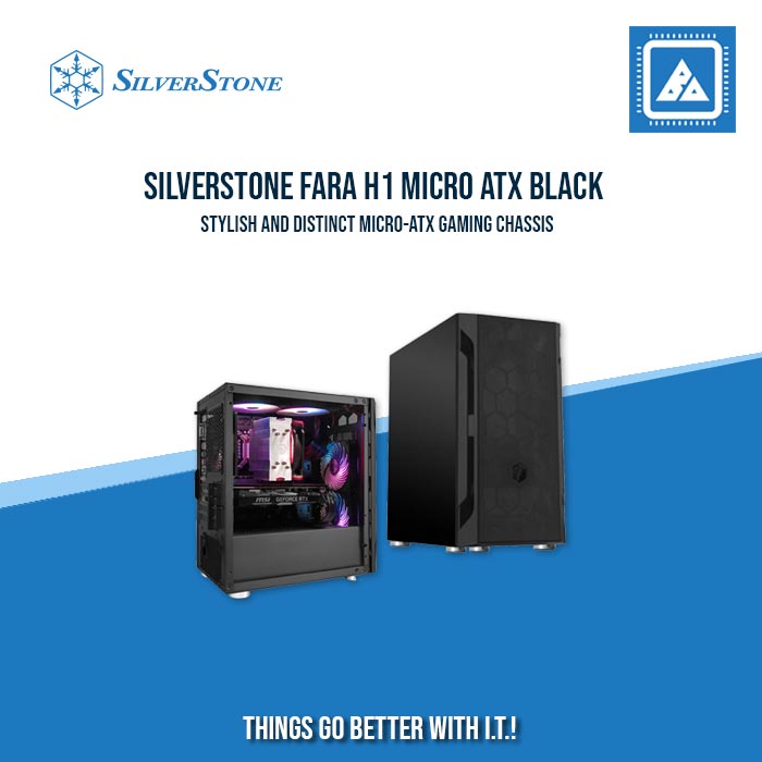 SILVERSTONE FARA H1 MICRO ATX CASE WITH TEMPERED GLASS WINDOW BLACK|WHITE SILVERSTONE FARA H1 MICRO ATX CASE WITH TEMPERED GLASS WINDOW BLACK|WHITE